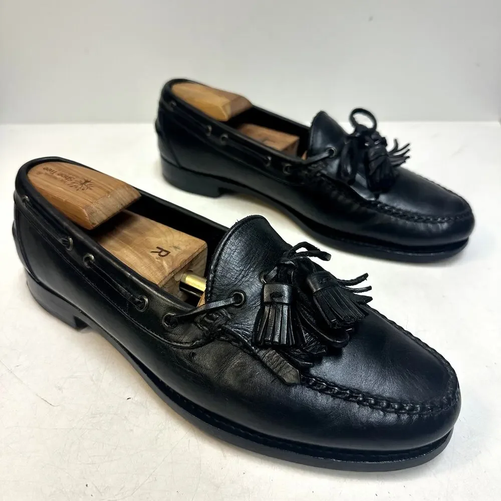 VGUC Rancout & Co. x Polo Ralph Lauren Tassel Loafer Moc Made in Maine USA 11 D